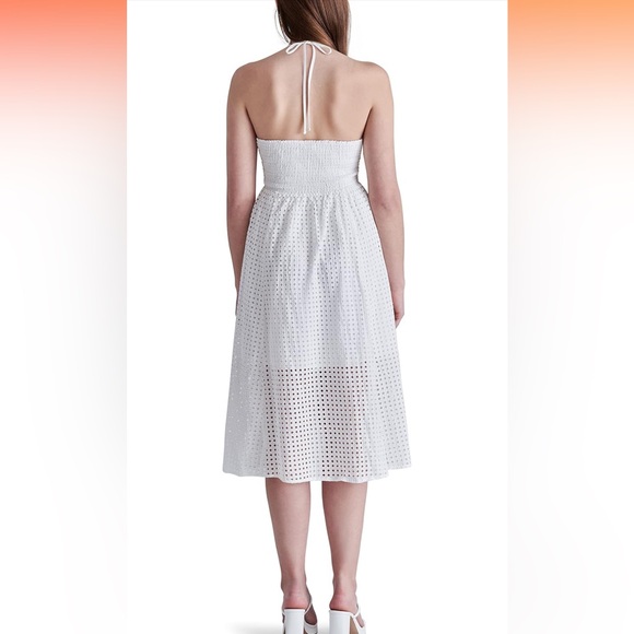 White eyelet halter dress - Picture 5 of 5